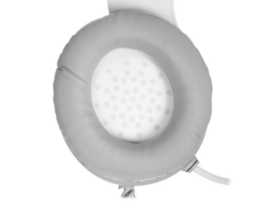 Игровые наушники проводные Defender Ghost LED белый